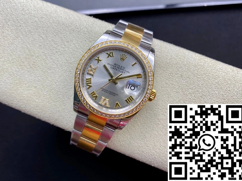 Factory Rolex M126283RBR-0018 Bezel Datejust EW Diamond-set 0223
